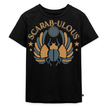 Scarab-ulous - Kids Premium Organic T-Shirt - black - Front - Mikhail (115cm)