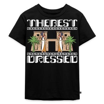 Thebest dressed - Kids Premium Organic T-Shirt - black - Front - Mikhail (115cm)