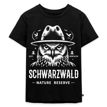 Naturschutzgebiet Schwarzwald – Einzigartige Natur - Kinder Premium Bio T-Shirt - Schwarz - Vorne - Mikhail (115cm)