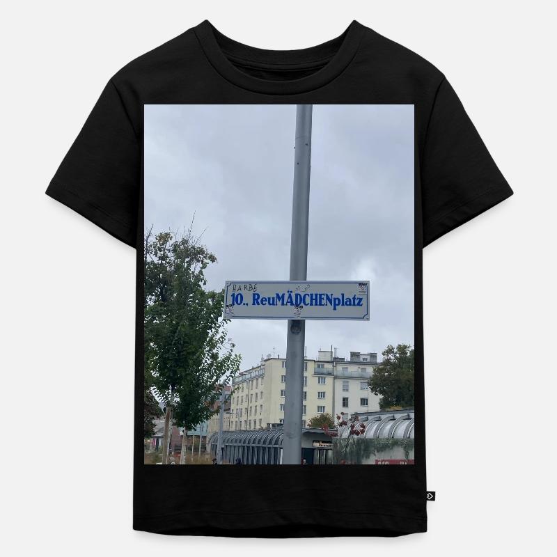 ReuMÄDCHENplatz - T-shirt Premium bio Enfant - noir