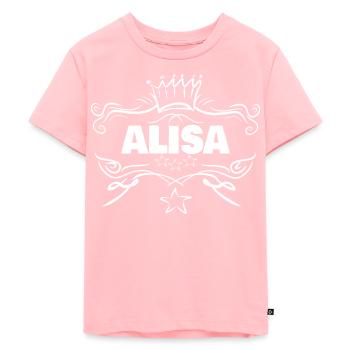 Baby Alisa - Kinder Premium Bio T-Shirt - Rosa - Vorne - AI Model Kid Female (0cm)