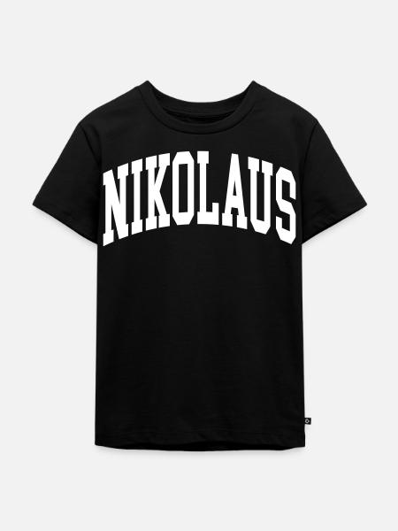 Nikolaus - Kinder Premium Bio T-Shirt - Schwarz
