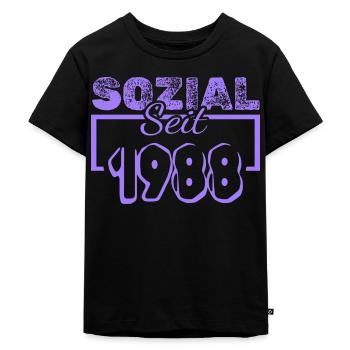 Travailleur social 1988 - T-shirt Premium bio Enfant - noir - Devant - Mikhail (115cm)