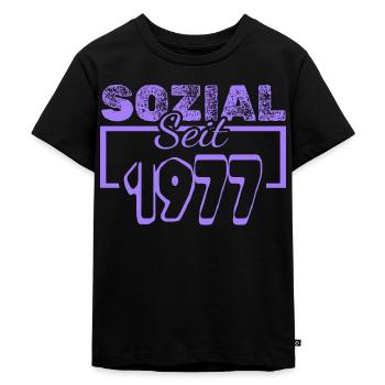 Travailleur social 1977 - T-shirt Premium bio Enfant - noir - Devant - Mikhail (115cm)
