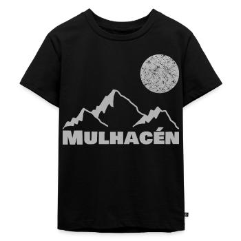 Bergsport Mulhacén - Kinder Premium Bio T-Shirt - Schwarz - Vorne - Mikhail (115cm)