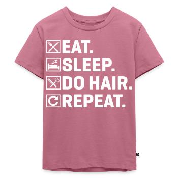 Friseur Friseursalon Haarmeisterin Frisur - Kinder Premium Bio T-Shirt - Mauve - Vorne - Hailey (125cm)