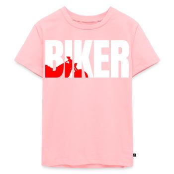 Biker - Kinder Premium Bio T-Shirt - Rosa - Vorne - AI Model Kid Female (0cm)