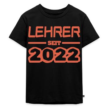 2022 - Kids Premium Organic T-Shirt - black - Front - Mikhail (115cm)