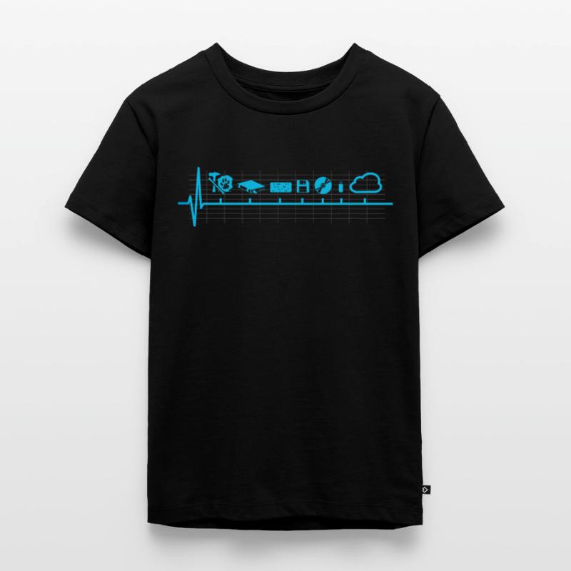Disk Evolution Nerd Computer Kids Premium Organic T-Shirt
