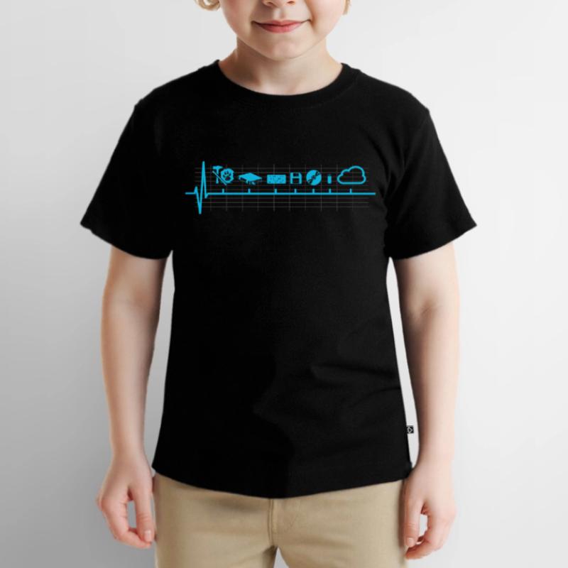 Disk Evolution Nerd Computer Kids Premium Organic T-Shirt