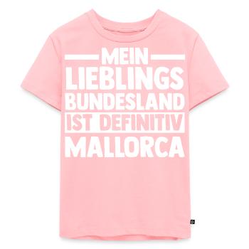 Party Urlaub Mallorca - Kinder Premium Bio T-Shirt - Rosa - Vorne - AI Model Kid Female (0cm)