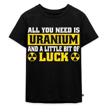 Ingénieur nucléaire Technologie nucléaire Énergie nucléaire - T-shirt Premium bio Enfant - noir - Devant - Mikhail (115cm)