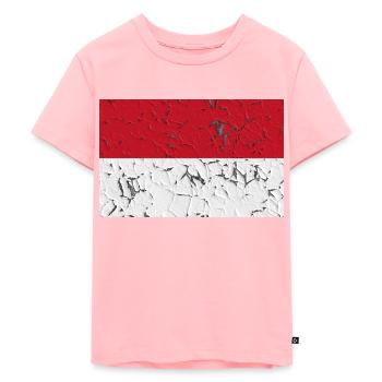 Indonésie - T-shirt Premium bio Enfant - rose - Devant - AI Model Kid Female (0cm)