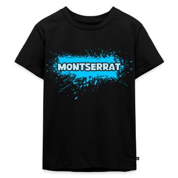 Sonne Montserrat - Kinder Premium Bio T-Shirt - Schwarz - Vorne - Mikhail (115cm)