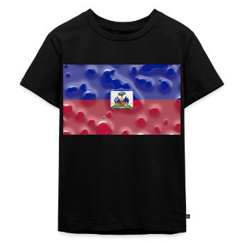 Haïti Haïti - T-shirt Premium bio Enfant - noir - Devant - Mikhail (115cm)