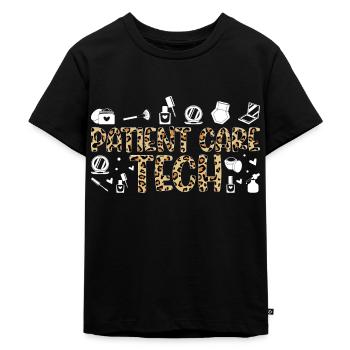 Service de soins infirmiers pour les personnes âgées Soins infirmiers - T-shirt Premium bio Enfant - noir - Devant - Mikhail (115cm)
