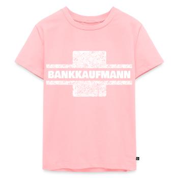 Yrke bankfunksjonær - Premium økologisk T-skjorte for barn - rosa - Foran - AI Model Kid Female (0cm)