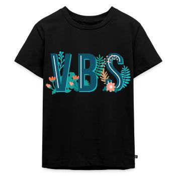 VBS Crew Summer Camp Bible Study Vacation Bible - Kids Premium Organic T-Shirt - black - Front - Mikhail (115cm)