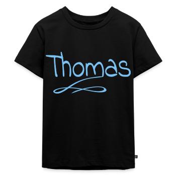 Thomas - T-shirt Premium bio Enfant - noir - Devant - Mikhail (115cm)