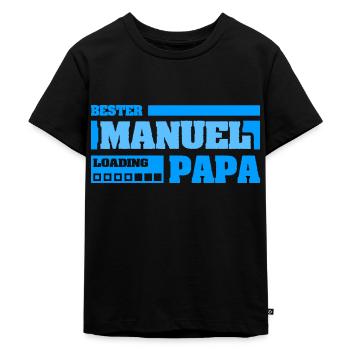 Gift for Manuel - Kids Premium Organic T-Shirt - black - Front - Mikhail (115cm)