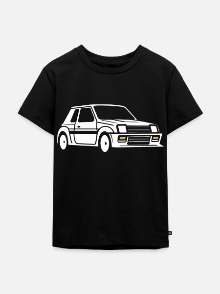 Rallye-Fahrzeug - Kinder Premium Bio T-Shirt - Schwarz