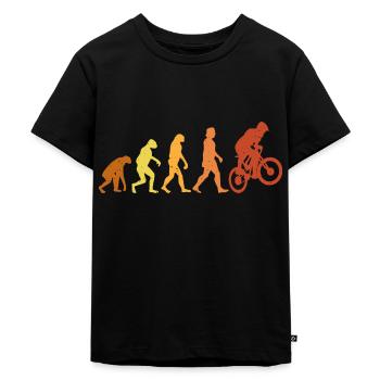 Evolution du BMX Vintage et Rétro - T-shirt Premium bio Enfant - noir - Devant - Mikhail (115cm)