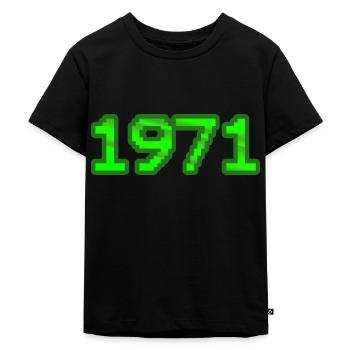1971 - Kids Premium Organic T-Shirt - black - Front - Mikhail (115cm)