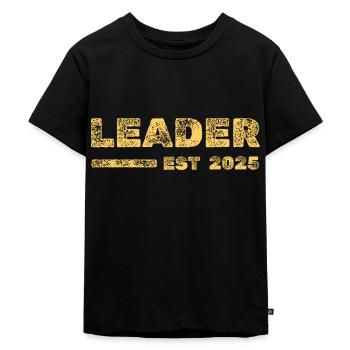Leader 2025 - T-shirt Premium bio Enfant - noir - Devant - Mikhail (115cm)
