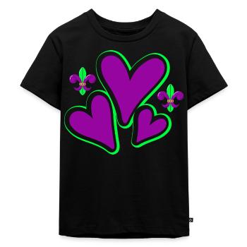 Mardi Gras Parade Fest Karneval Fasching - Kinder Premium Bio T-Shirt - Schwarz - Vorne - Mikhail (115cm)