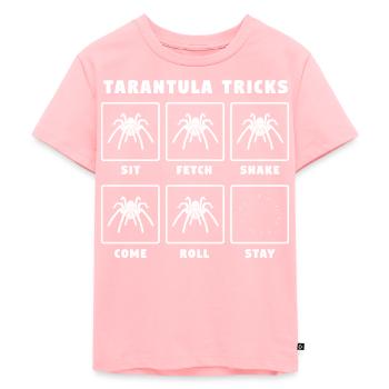 Tarantula Tricks lustige Spinne Liebhaber Tarantula - Kinder Premium Bio T-Shirt - Rosa - Vorne - AI Model Kid Female (0cm)
