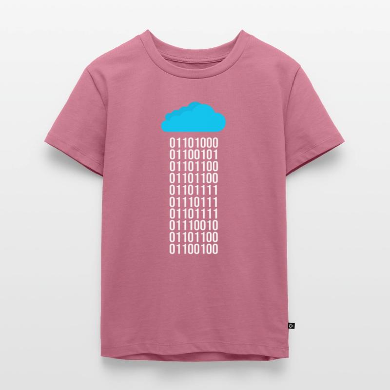 Programmer Computer Scientist Binary Code Coder Kids Premium Organic T-Shirt