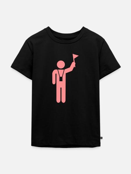 Reiseleiter - Kinder Premium Bio T-Shirt - Schwarz