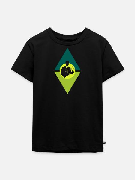 Gericht Richter Anwalt - Kinder Premium Bio T-Shirt - Schwarz
