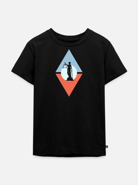 Richter Anwalt - Kinder Premium Bio T-Shirt - Schwarz