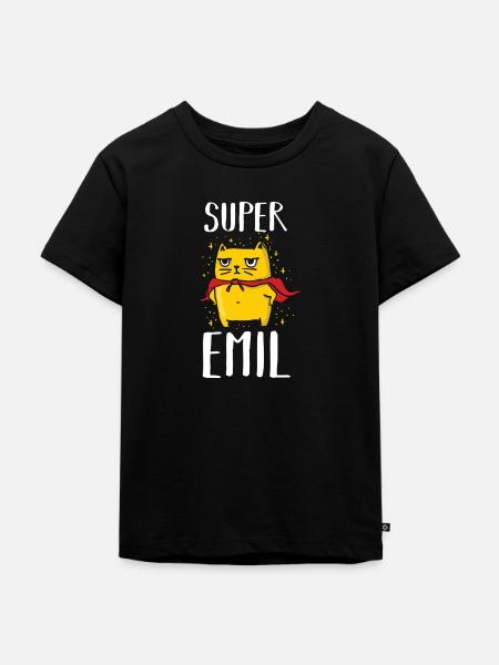 Emil - Kinder Premium Bio T-Shirt - Schwarz