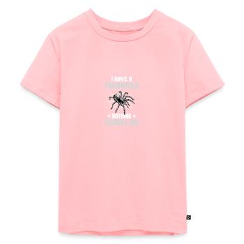 Spider Lovers Tarantula Owners - Kids Premium Organic T-Shirt - rose - Front - AI Model Kid Female (0cm)