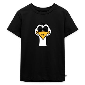 Autruche - T-shirt Premium bio Enfant - noir - Devant - Mikhail (115cm)