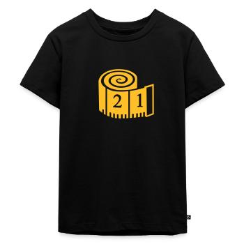 Sewing - Kids Premium Organic T-Shirt - black - Front - Mikhail (115cm)