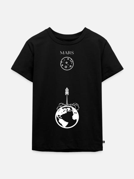 März - Kinder Premium Bio T-Shirt - Schwarz