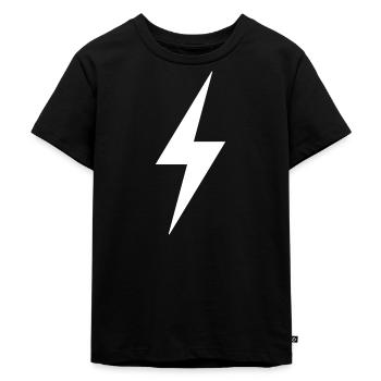 Electricity - Kids Premium Organic T-Shirt - black - Front - Mikhail (115cm)