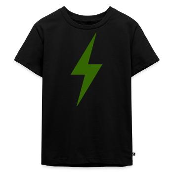 Electricity - Kids Premium Organic T-Shirt - black - Front - Mikhail (115cm)