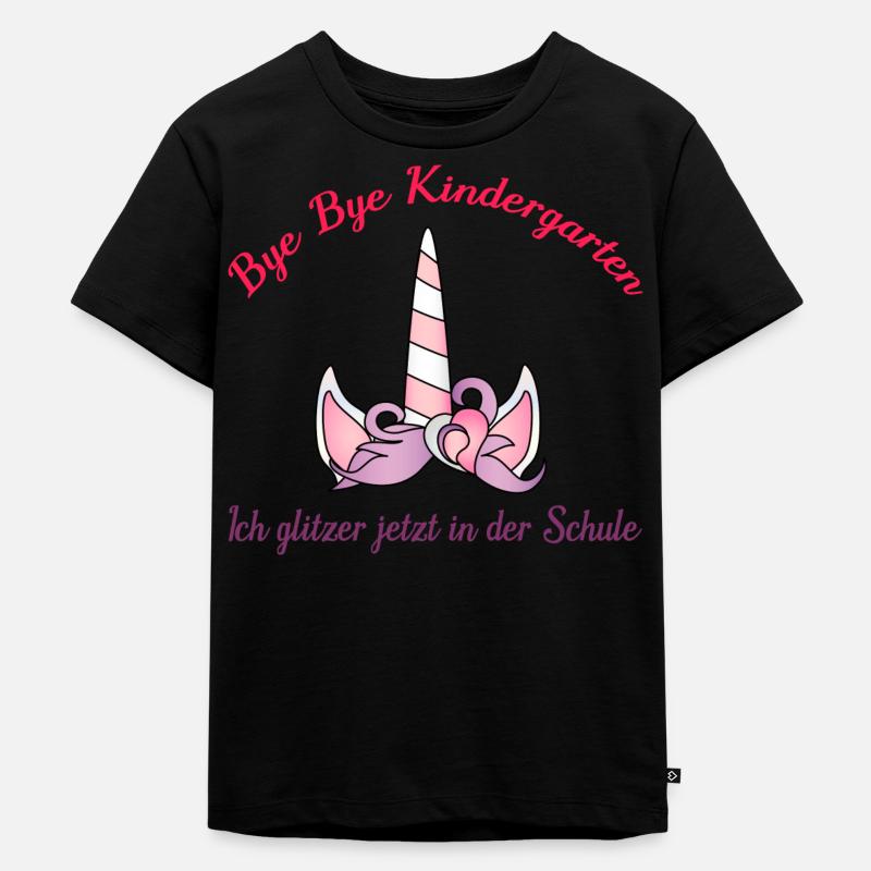 Einschulung - Kinder Premium Bio T-Shirt - Schwarz