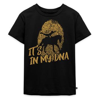 Voltigierfahrt DNA Geschenk - T-shirt Premium bio Enfant - noir - Devant - Mikhail (115cm)