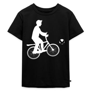 Radball - Kinder Premium Bio T-Shirt - Schwarz - Vorne - Mikhail (115cm)