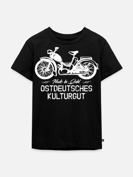 Simson SR2 - Ostdeutsches Kulturgut - DDR - Suhl - Kinder Premium Bio T-Shirt - Schwarz