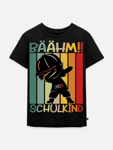 Schulkind 2023 Geschenk - Kinder Premium Bio T-Shirt - Schwarz