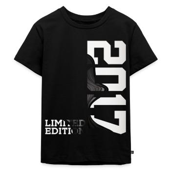 9. GEBURTSTAG LIMITED EDITION 2017 - Kinder Premium Bio T-Shirt - Schwarz - Vorne - Mikhail (115cm)