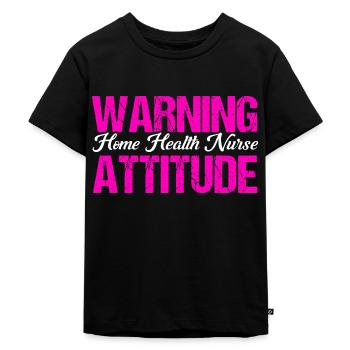 Health Assistance Home Nursing Nurse - Kids Premium Organic T-Shirt - black - Front - Mikhail (115cm)