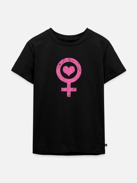 Venus Love - Kinder Premium Bio T-Shirt - Schwarz