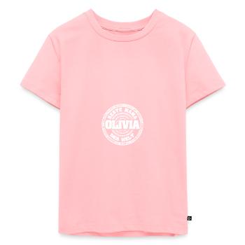 Gift for Olivia - Kids Premium Organic T-Shirt - rose - Front - AI Model Kid Female (0cm)